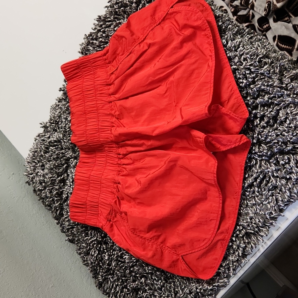 Lululemon red shorts